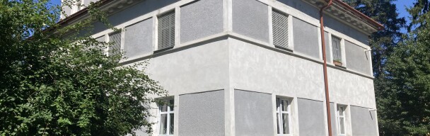 Nadčasový byt 3+1+ jídelna+sklad, celk. 171m2 + G pro 1auto + sklep + 1/5  zahrady   Centrum Průhonic  (Praha – západ)